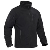 Men’s Tactical Fleece Jacket with Stand Collar Style | Warm Outdoor Winter Coat