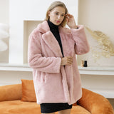Women’s Faux Fur Winter Coat with Oversized Fit | Warm Ladies Fur Jacket