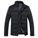 Men’s Thick Padded Winter Jacket in Warm Parka Style | Windproof Casual Coat