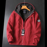 Men’s Fleece Jacket with Hooded Winter Style | Warm Casual Outdoor Coat