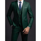 Men’s Slim Fit 3 Piece Wedding Suit | Classic Tuxedo Style for Formal Occasions