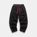 Men’s Fleece Joggers in Relaxed Fit | Warm Winter Cargo Style Pants