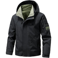 Men’s Waterproof Windbreaker Jacket with Hood | Outdoor Camping Rain Coat