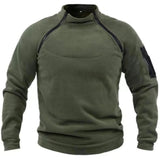 Men’s Polar Fleece Quarter Zip Sweater with Stand Collar | Warm Winter Jumper