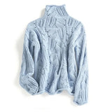 Women’s Roll Neck Jumper with Cable Knit | Warm Winter Sweater for Ladies