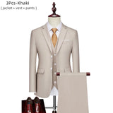 Men’s Slim Fit 3 Piece Wedding Suit | Classic Formal Tuxedo Style for Special Occasions