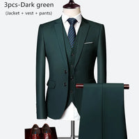 Men’s Slim Fit 3 Piece Wedding Suit | Classic Formal Tuxedo Style for Special Occasions