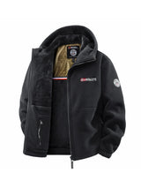 Men’s Fleece Jacket in Warm Winter Style | Outdoor Casual Zip Up Coat