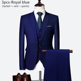 Men’s Slim Fit 3 Piece Wedding Suit | Classic Formal Tuxedo Style for Special Occasions