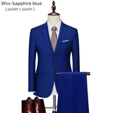 Men’s Slim Fit 3 Piece Wedding Suit | Classic Formal Tuxedo Style for Special Occasions