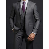 Men’s Slim Fit 3 Piece Wedding Suit | Classic Tuxedo Style for Formal Occasions