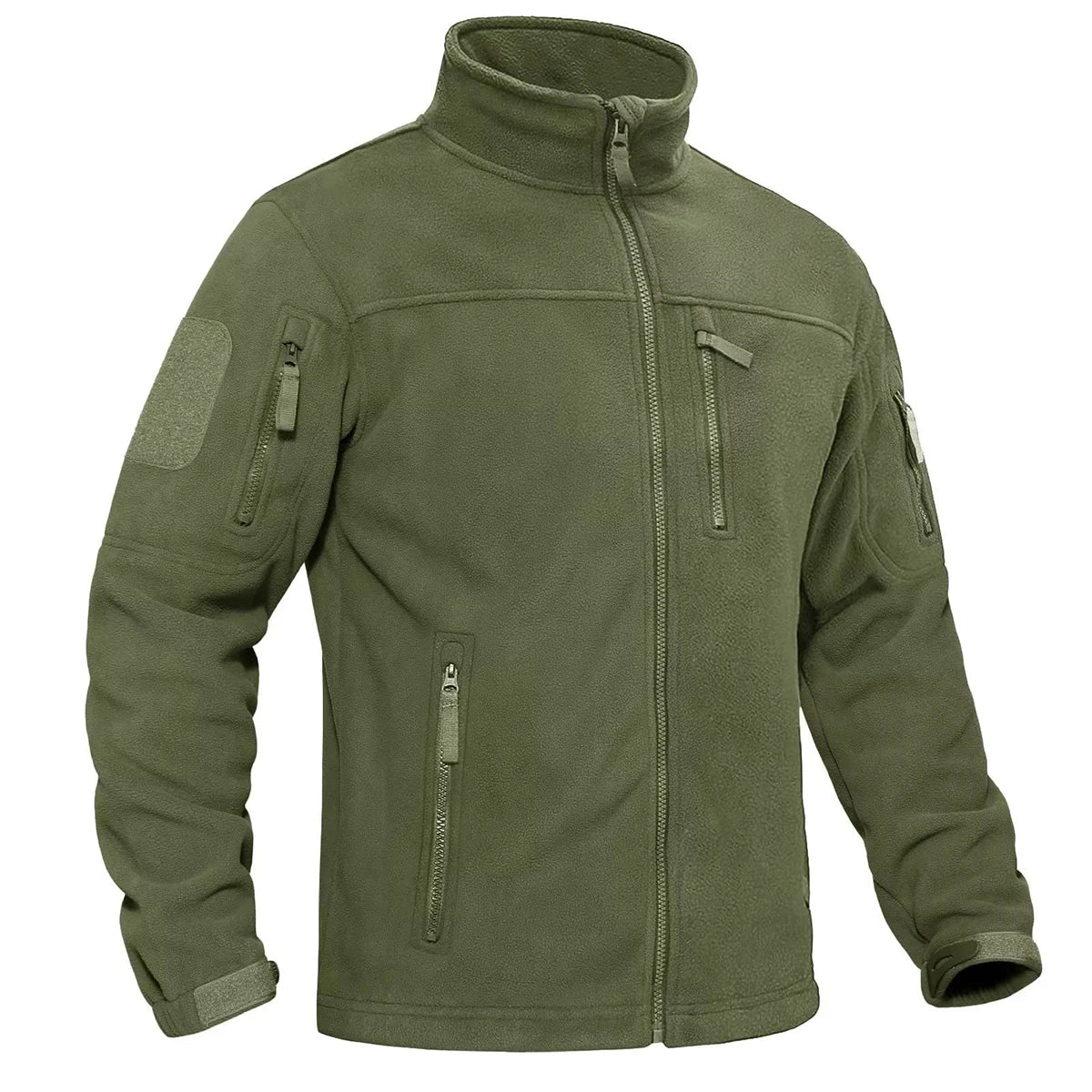 Men’s Tactical Fleece Jacket with Stand Collar Style | Warm Outdoor Winter Coat