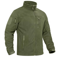 Men’s Tactical Fleece Jacket with Stand Collar Style | Warm Outdoor Winter Coat