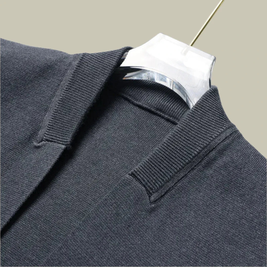 Men’s Amalfi Cardigan | Button-Up | Lightweight Warmth | Timeless Layering Piece