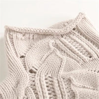 Women’s Roll Neck Jumper with Cable Knit | Warm Winter Sweater for Ladies
