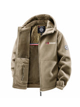 Men’s Fleece Jacket in Warm Winter Style | Outdoor Casual Zip Up Coat
