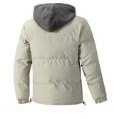 Men’s Fleece Lined Puffer Jacket in Winter Style | Thick Warm Padded Coat
