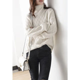 Women’s Polo Neck Jumper | Relaxed Fit | Winter Knitwear
