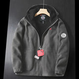 Men’s Fleece Jacket with Hooded Winter Style | Warm Casual Outdoor Coat