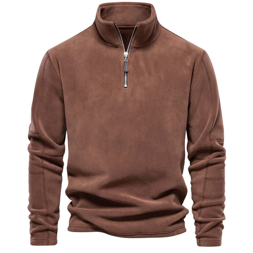 Men’s Thick Fleece Jacket | Zip-Up | Winter Essential