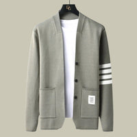 Men’s Amalfi Cardigan | Button-Up | Lightweight Warmth | Timeless Layering Piece