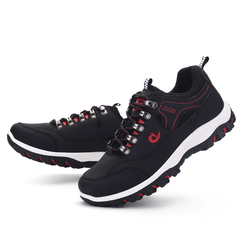 Men’s Hiking Trainers with Non Slip Sole | Lightweight Walking Shoes for Winter