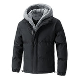 Men’s Fleece Lined Puffer Jacket in Winter Style | Thick Warm Padded Coat