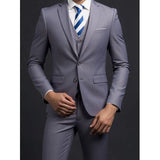 Men’s Slim Fit 3 Piece Wedding Suit | Classic Tuxedo Style for Formal Occasions