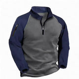 Men’s Half Zip Sweater | Fleece Pullover with Mock Neck