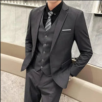 Men’s Slim Fit 3 Piece Wedding Suit | Classic Tuxedo Style for Formal Occasions