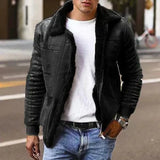 Men’s Winter Jacket with Shearling Lining | Warm Casual Coat for Cold Weather