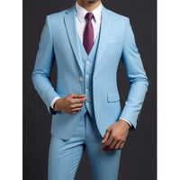 Men’s Slim Fit 3 Piece Wedding Suit | Classic Tuxedo Style for Formal Occasions