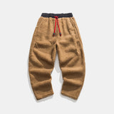 Men’s Fleece Joggers in Relaxed Fit | Warm Winter Cargo Style Pants