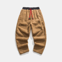 Men’s Fleece Joggers in Relaxed Fit | Warm Winter Cargo Style Pants