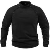 Men’s Polar Fleece Quarter Zip Sweater with Stand Collar | Warm Winter Jumper