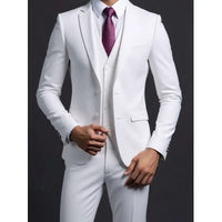 Men’s Slim Fit 3 Piece Wedding Suit | Classic Tuxedo Style for Formal Occasions