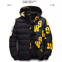 Men’s Puffer Jacket in Hooded Winter Style | Thick Warm Padded Casual Coat