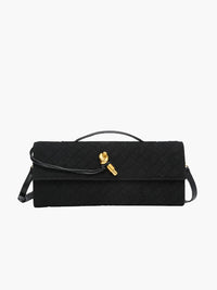 Elegant Shoulder Bag | Gold Bow Detail | Timeless Minimalist Style | Everyday Use