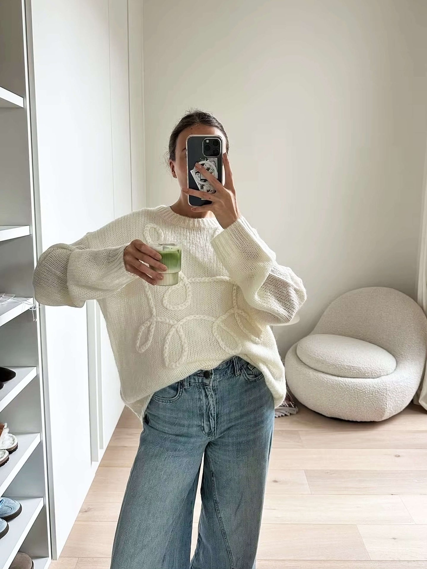 Classic Knit Pullover | Long Sleeve | Round Neckline