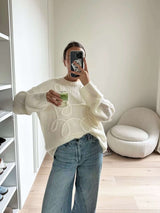 Classic Knit Pullover | Long Sleeve | Round Neckline