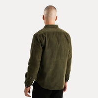 Corduroy Shirt Jacket for Men | Lined Overshirt | Casual Smart Layer