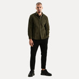 Corduroy Shirt Jacket for Men | Lined Overshirt | Casual Smart Layer