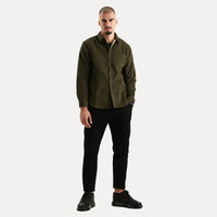 Corduroy Shirt Jacket for Men | Lined Overshirt | Casual Smart Layer