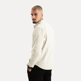 Corduroy Shirt Jacket for Men | Lined Overshirt | Casual Smart Layer