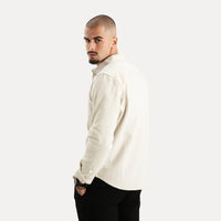 Corduroy Shirt Jacket for Men | Lined Overshirt | Casual Smart Layer