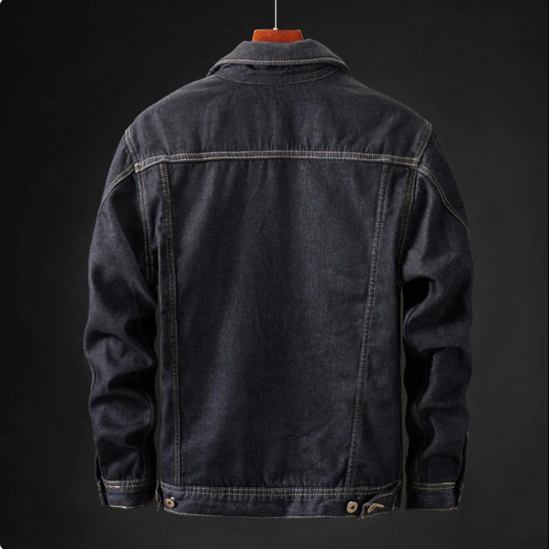 Men’s Fleece Lined Denim Jacket | Winter Essential | Casual Outerwear