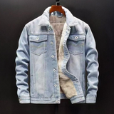 Men’s Fleece Lined Denim Jacket | Winter Essential | Casual Outerwear