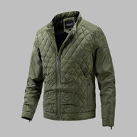 Men’s Quilted Winter Jacket in Transitional Style | Warm Padded Coat