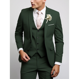 Men’s Slim Fit 3 Piece Wedding Suit | Modern Tuxedo for Formal Events
