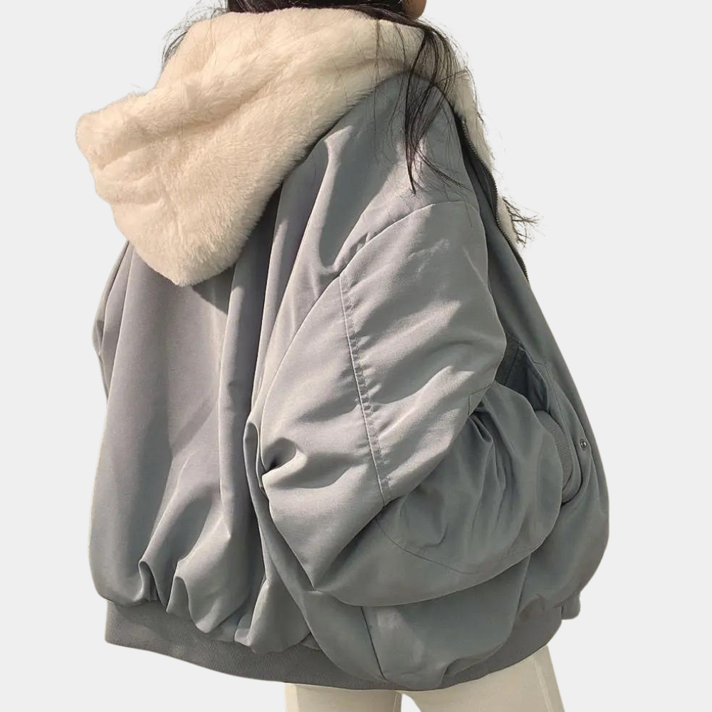 Women’s Oversized Winter Jacket with Fleece Lining | Warm Padded Coat
